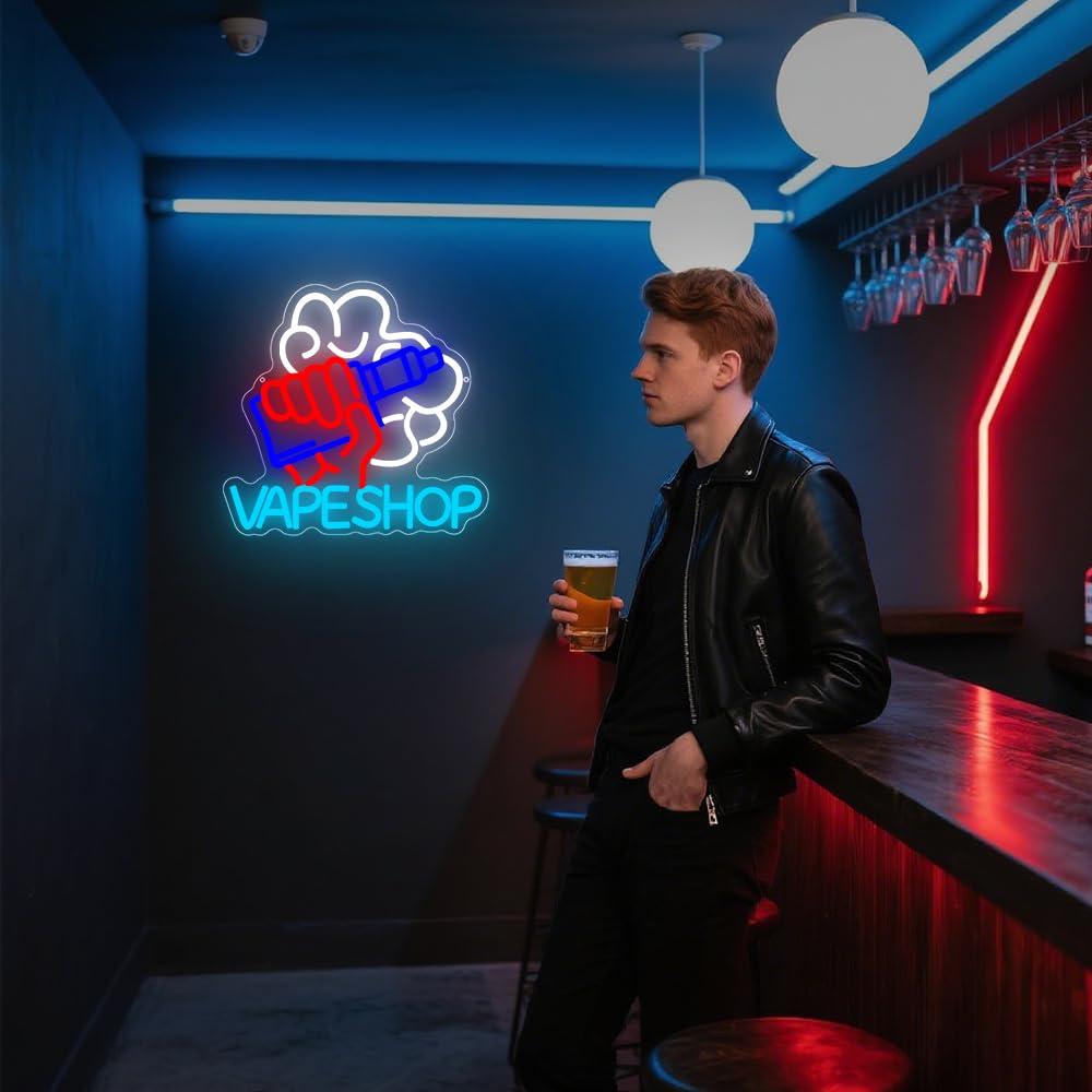 Vape Shop Neon Sign Electronic - Vaping Store review and price